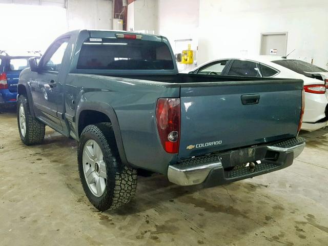 1GCDT148968239958 - 2006 CHEVROLET COLORADO BLUE photo 3