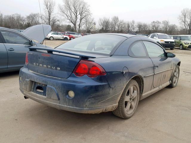 4B3AG52HX4E142915 - 2004 DODGE STRATUS R/ BLUE photo 4