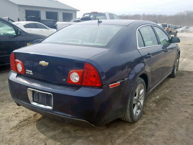 1G1ZH57B28F166753 - 2008 CHEVROLET MALIBU 1LT 蓝色 照片 4