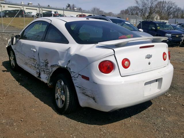 1G1AL18F287331796 - 2008 CHEVROLET COBALT LT WHITE photo 3