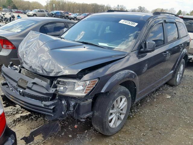 3C4PDCBG1ET142737 - 2014 DODGE JOURNEY SX GRAY photo 2