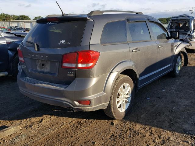 3C4PDCBG1ET142737 - 2014 DODGE JOURNEY SX GRAY photo 4