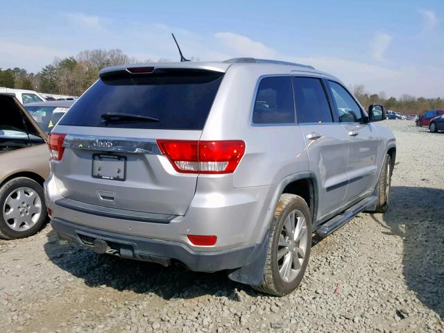 1J4RS4GG8BC676509 - 2011 JEEP GRAND CHER SILVER photo 4