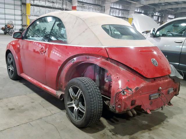 3VWRF31Y77M406387 - 2007 VOLKSWAGEN NEW BEETLE Qırmızı foto 3