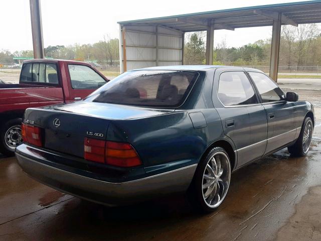 JT8BH22F6T0042156 - 1996 LEXUS LS 400 GREEN photo 4