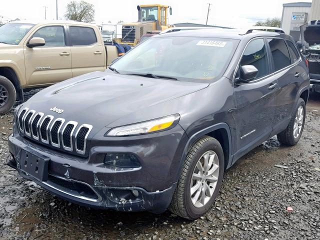 1C4PJMDS5GW102402 - 2016 JEEP CHEROKEE L GRAY photo 2