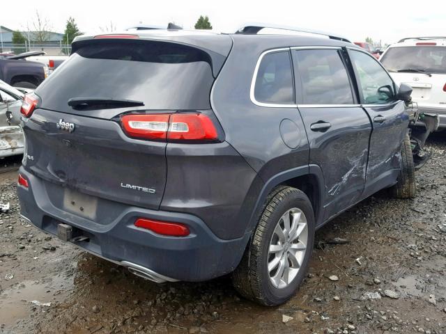 1C4PJMDS5GW102402 - 2016 JEEP CHEROKEE L GRAY photo 4