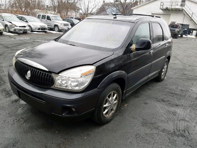 3G5DB03E64S512497 - 2004 BUICK RENDEZVOUS BLACK photo 2