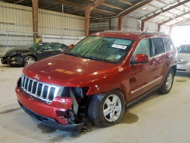 1J4RS4GG7BC524432 - 2011 JEEP GRAND CHER RED photo 2