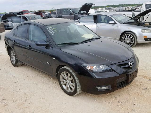 JM1BK324581836784 - 2008 MAZDA 3 S BLACK photo 1