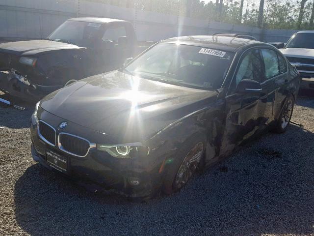 WBA8D9G52JNU71503 - 2018 BMW 330 XI BLACK photo 2