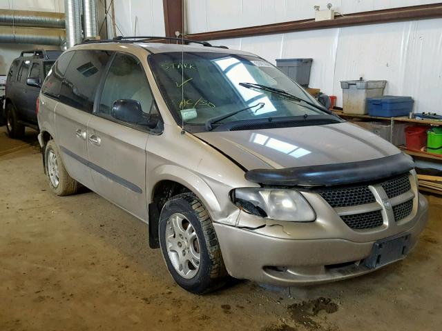 1D4GP45R33B153167 - 2003 DODGE CARAVAN SP GOLD photo 1