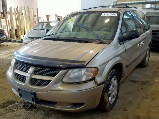 1D4GP45R33B153167 - 2003 DODGE CARAVAN SP GOLD photo 2