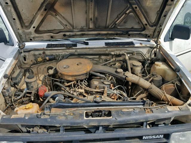 1N6ND11S5KC337987 - 1989 NISSAN D21 SHORT WHITE photo 7