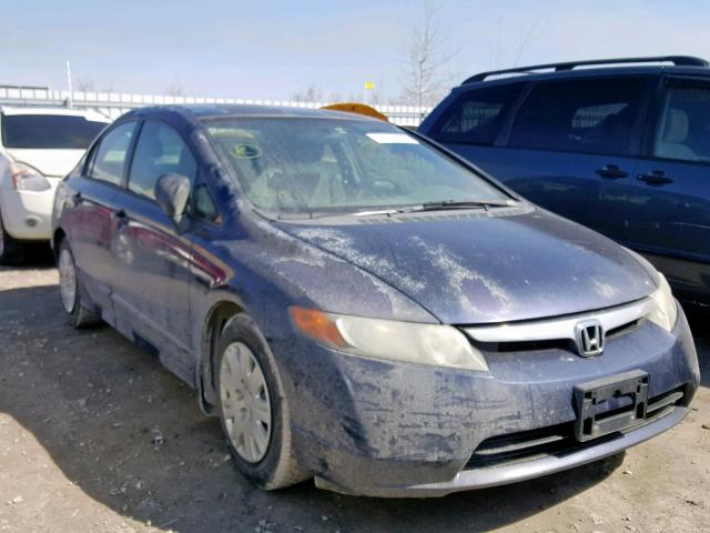 2HGFA16316H034839 - 2006 HONDA CIVIC DX V BLUE photo 1