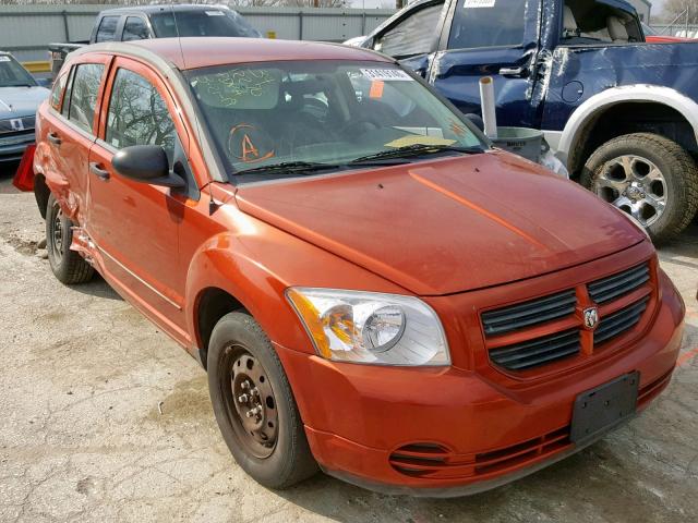 1B3HB28B68D586255 - 2008 DODGE CALIBER ORANGE photo 1