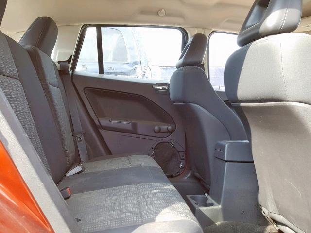 1B3HB28B68D586255 - 2008 DODGE CALIBER ORANGE photo 6