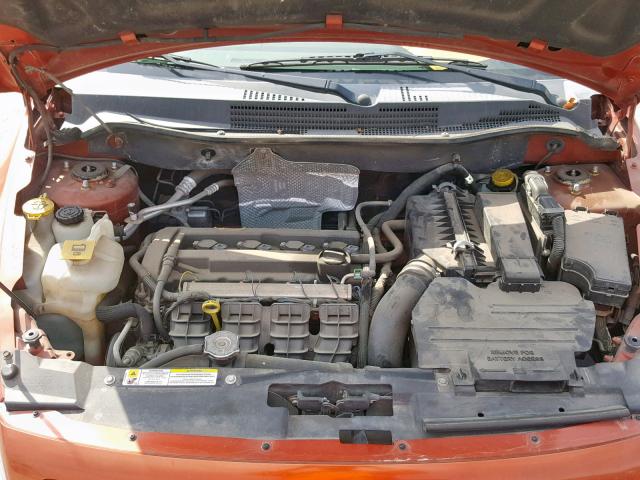 1B3HB28B68D586255 - 2008 DODGE CALIBER ORANGE photo 7