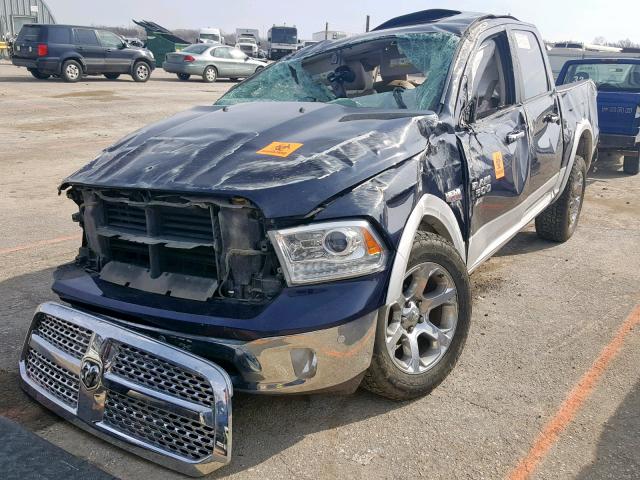 1C6RR7NT8ES193154 - 2014 RAM 1500 LARAM BLUE photo 2