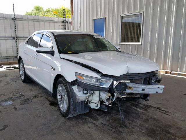 1FAHP2E87EG145632 - 2014 FORD TAURUS SEL WHITE photo 1