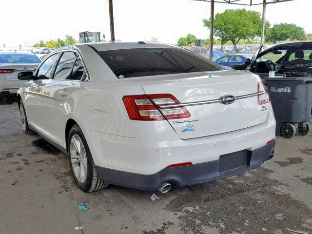 1FAHP2E87EG145632 - 2014 FORD TAURUS SEL WHITE photo 3