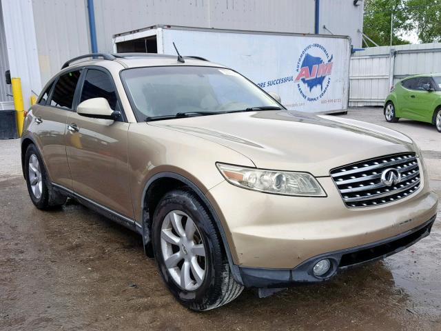 JNRAS08U44X100041 - 2004 INFINITI FX35 GOLD photo 1