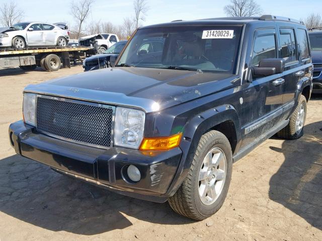 1J8HG58296C276050 - 2006 JEEP COMMANDER BLACK photo 2