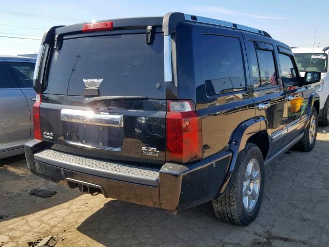 1J8HG58296C276050 - 2006 JEEP COMMANDER BLACK photo 4