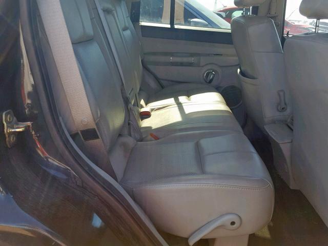 1J8HG58296C276050 - 2006 JEEP COMMANDER BLACK photo 6