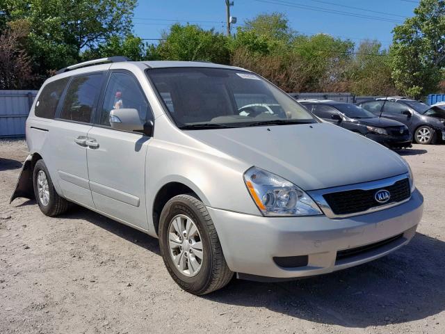 KNDMG4C79C6504836 - 2012 KIA SEDONA LX BEIGE photo 1