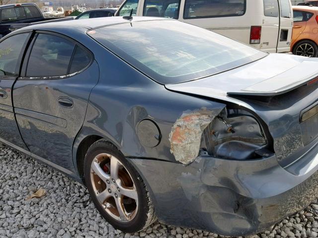 2G2WC55C871110945 - 2007 PONTIAC GRAND PRIX GRAY photo 9