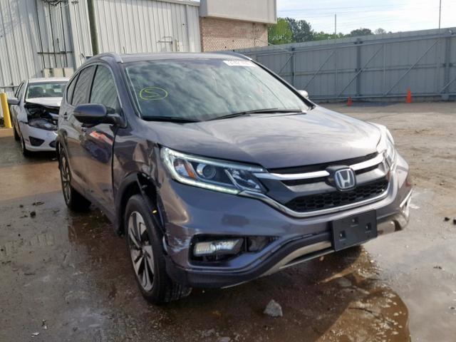 5J6RM3H90FL021979 - 2015 HONDA CR-V TOURI GRAY photo 1