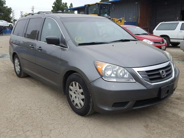 5FNRL38268B019221 - 2008 HONDA ODYSSEY LX GRAY photo 1