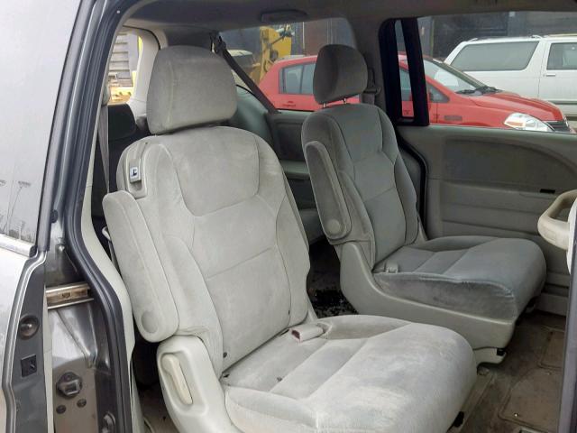 5FNRL38268B019221 - 2008 HONDA ODYSSEY LX GRAY photo 6