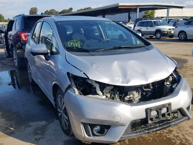 3HGGK5H80FM720938 - 2015 HONDA FIT EX SILVER photo 1