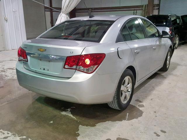 1G1PC5SB9D7242485 - 2013 CHEVROLET CRUZE LT SILVER photo 4