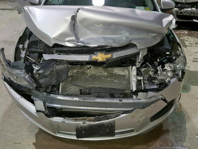 1G1PC5SB9D7242485 - 2013 CHEVROLET CRUZE LT SILVER photo 7