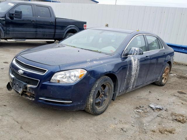1G1ZG57B29F226616 - 2009 CHEVROLET MALIBU LS BLUE photo 2