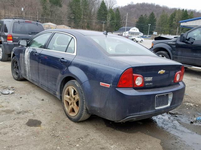 1G1ZG57B29F226616 - 2009 CHEVROLET MALIBU LS BLUE photo 3