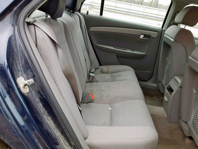 1G1ZG57B29F226616 - 2009 CHEVROLET MALIBU LS BLUE photo 6