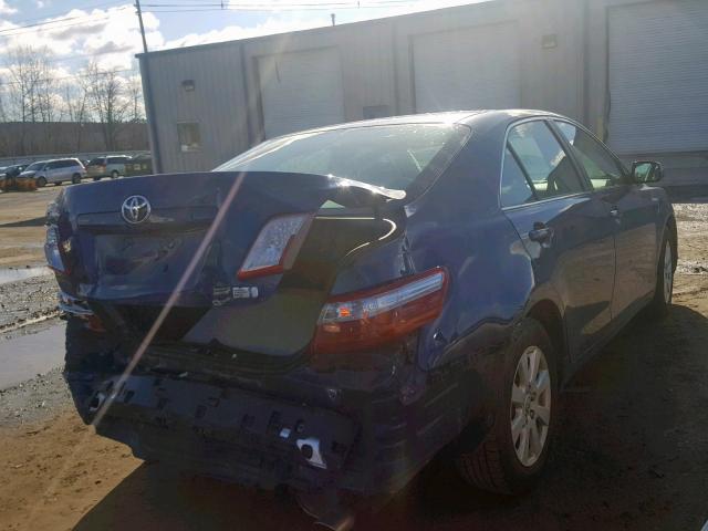 4T1BB46K99U097056 - 2009 TOYOTA CAMRY HYBR BLUE photo 4