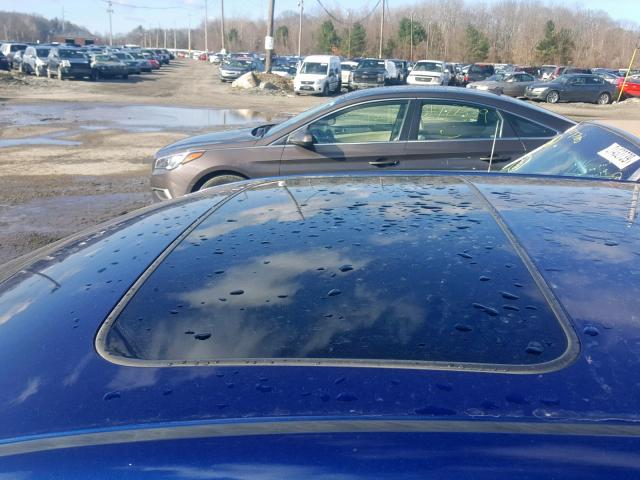 4T1BB46K99U097056 - 2009 TOYOTA CAMRY HYBR BLUE photo 9