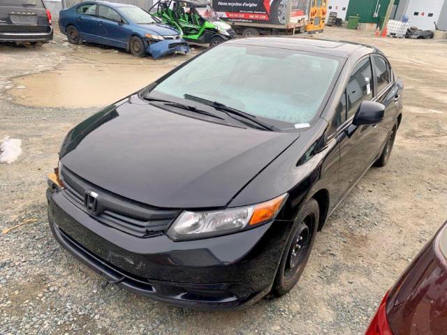 2HGFB2F94CH019139 - 2012 HONDA CIVIC EXL BLACK photo 2