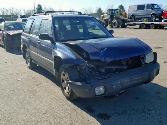 JF1SF63572H756338 - 2002 SUBARU FORESTER L BLUE photo 1