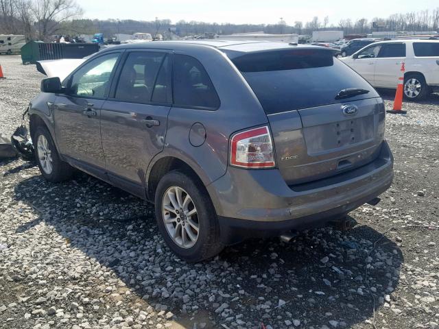 2FMDK3JC5ABA11576 - 2010 FORD EDGE SEL GRAY photo 3