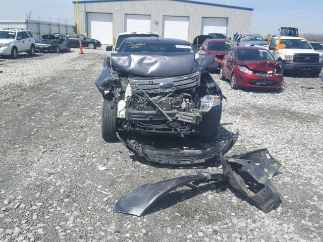 2FMDK3JC5ABA11576 - 2010 FORD EDGE SEL GRAY photo 9