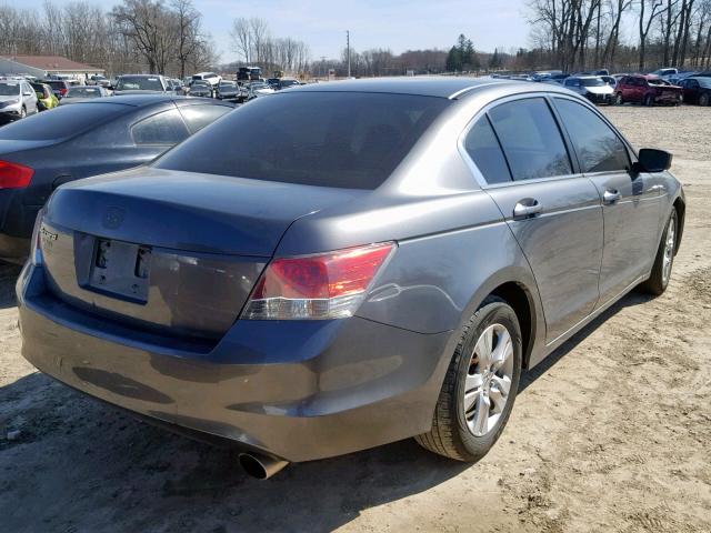 1HGCP26488A052143 - 2008 HONDA ACCORD LXP GRAY photo 4