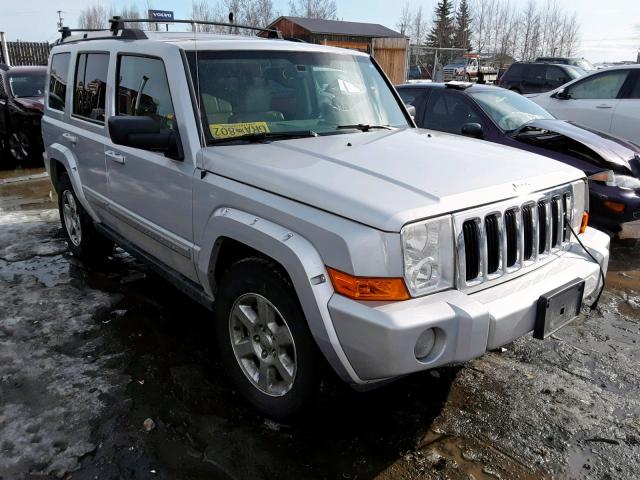 1J8HG58206C105770 - 2006 JEEP COMMANDER SILVER photo 1