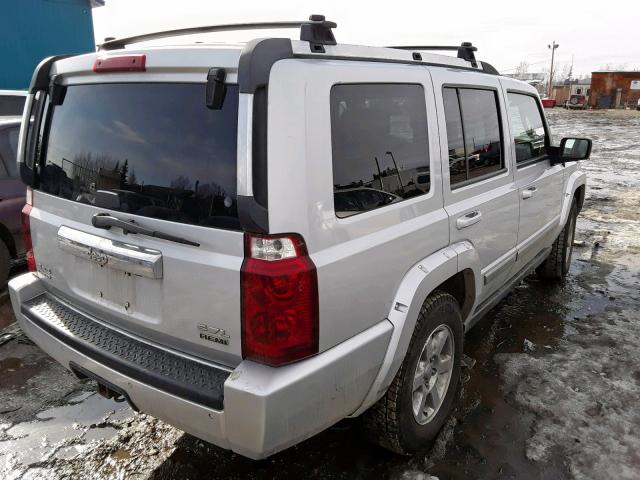 1J8HG58206C105770 - 2006 JEEP COMMANDER SILVER photo 4