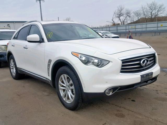 JN8AS1MW4CM155266 - 2012 INFINITI FX35 WHITE photo 1